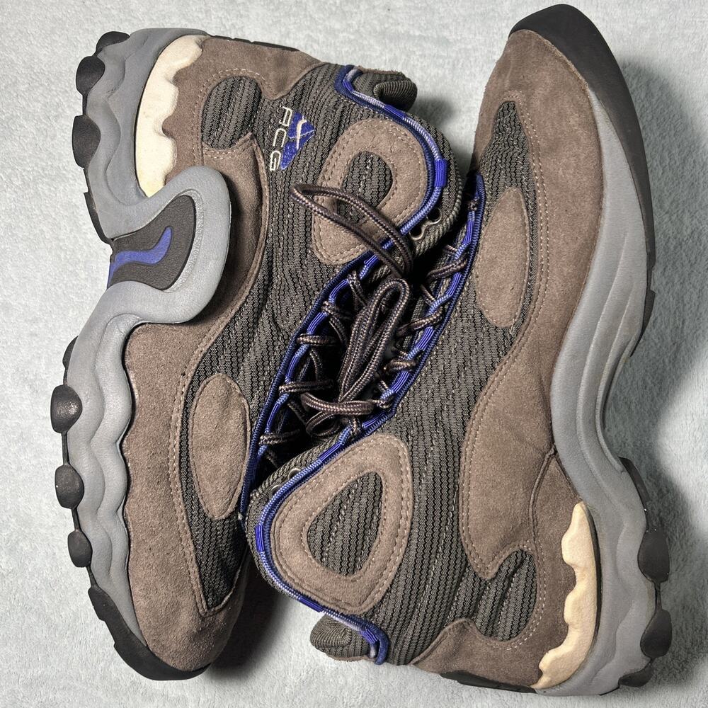 VTG Nike ACG Air Talus Brown US 12.5 Boots Shoes Gorpcore 1996 Jordan Retro FLAW